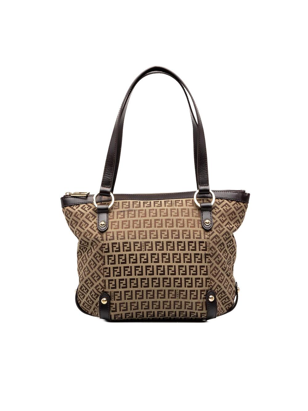 Fendi Zucchino Canvas Tote Pre-Loved #357690F65B
